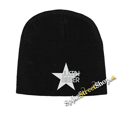 Čierna zimná čiapka JUSTIN BIEBER - Star