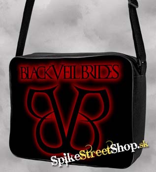 BLACK VEIL BRIDES - Red Logo - Taška na rameno