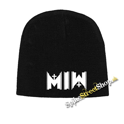 Čierna zimná čiapka MOTIONLESS IN WHITE - Cemetery Logo