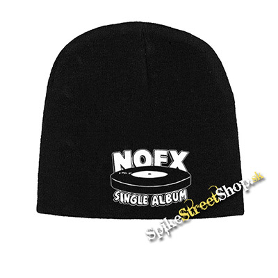 Čierna zimná čiapka NOFX - Single Album