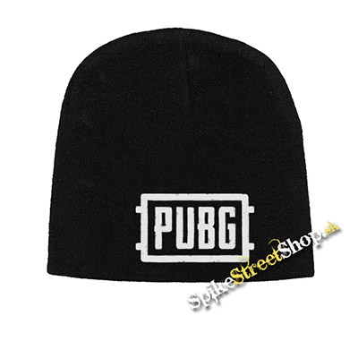 Čierna zimná čiapka PUBG - Logo