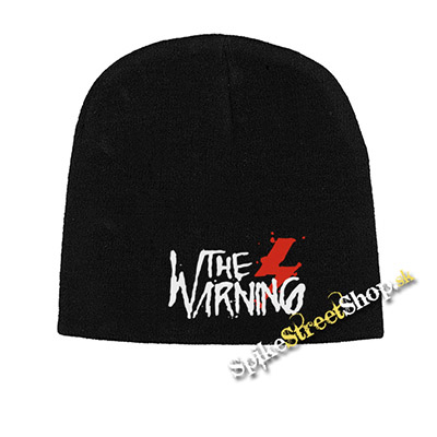Čierna zimná čiapka THE WARNING - Logo