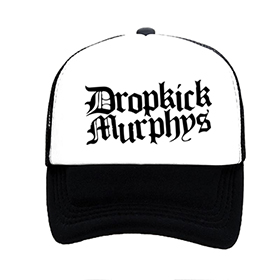 DROPKICK MURPHYS - Logo - čiernobiela sieťkovaná šiltovka model "Trucker"