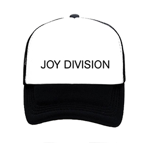 JOY DIVISION - Logo - čiernobiela sieťkovaná šiltovka model "Trucker"