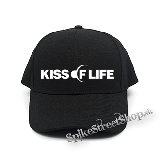 KISS OF LIFE - Logo - čierna šiltovka (-30%=AKCIA)