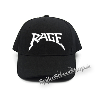 RAGE - Logo - čierna šiltovka (-30%=AKCIA)