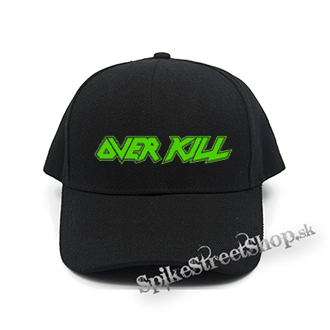 OVERKILL - Logo Green - čierna šiltovka (-30%=AKCIA)