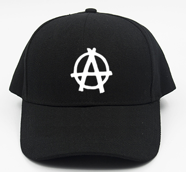 ANARCHY - Znak - čierna šiltovka (-30%=AKCIA)