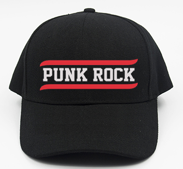 PUNKROCK - Logo Motív 3 - čierna šiltovka (-30%=AKCIA)