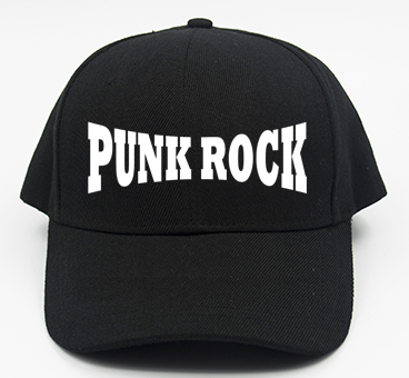 PUNKROCK - Logo Motív 1 - čierna šiltovka (-30%=AKCIA)
