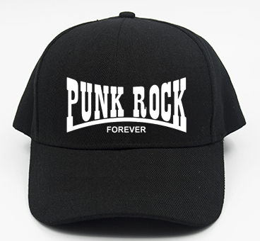 PUNKROCK FOREVER - čierna šiltovka (-30%=AKCIA)