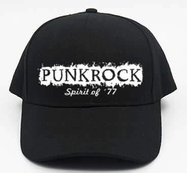 PUNKROCK - Spirit of´77 - čierna šiltovka (-30%=AKCIA)