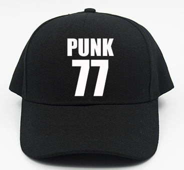 PUNK 77 - Slogan - čierna šiltovka (-30%=AKCIA)
