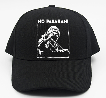 NO PASARAN! - Logo Hero - čierna šiltovka (-30%=AKCIA)
