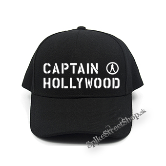CAPTAIN HOLLYWOOD - Logo - čierna šiltovka (-30%=AKCIA)