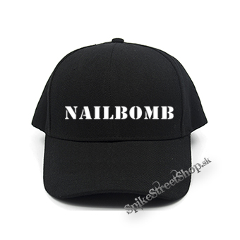 NAILBOMB - Logo - čierna šiltovka (-30%=AKCIA)