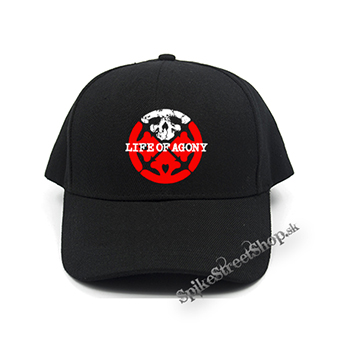 LIFE OF AGONY - Logo Symbol Crest - čierna šiltovka (-30%=AKCIA)