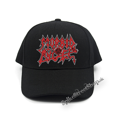 MORBID ANGEL - Logo Red White - čierna šiltovka (-30%=AKCIA)