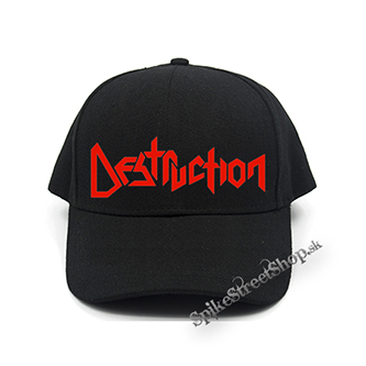 DESTRUCTION - Red Logo - čierna šiltovka (-30%=AKCIA)