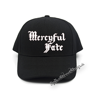 MERCYFUL FATE - Logo White - čierna šiltovka (-30%=AKCIA)