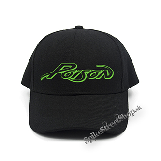 POISON - Logo Green - čierna šiltovka (-30%=AKCIA)
