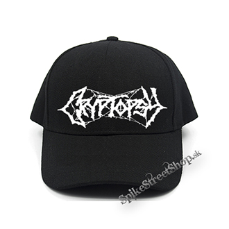 CRYPTOPSY - Logo - čierna šiltovka (-30%=AKCIA)