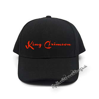 KING CRIMSON - Red Logo Hardrock Legend - čierna šiltovka (-30%=AKCIA)