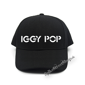 IGGY POP - Logo - čierna šiltovka (-30%=AKCIA)