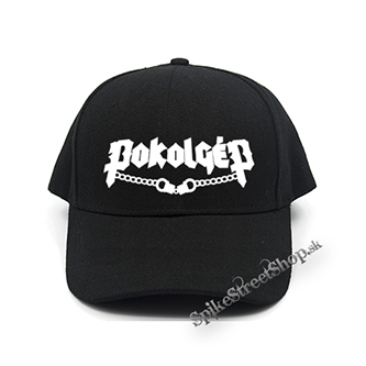 POKOLGÉP - Logo - čierna šiltovka (-30%=AKCIA)