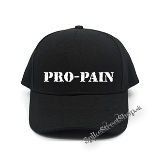 PRO-PAIN - Logo - čierna šiltovka (-30%=AKCIA)