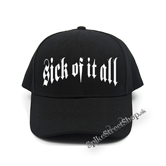 SICK OF IT ALL - Logo - čierna šiltovka (-30%=AKCIA)