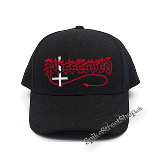 POSSESSED - Logo Red White - čierna šiltovka (-30%=AKCIA)