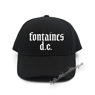 FONTAINES D.C. - Logo White - čierna šiltovka (-30%=AKCIA)