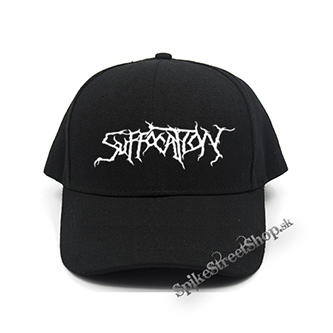 SUFFOCATION - Logo - čierna šiltovka (-30%=AKCIA)