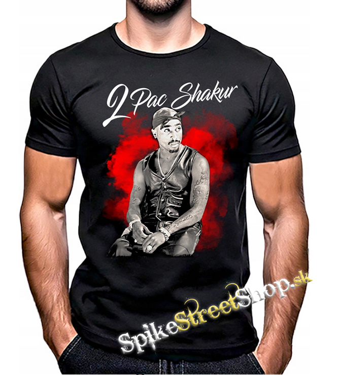 2 PAC - SHAKUR - čierne detské tričko