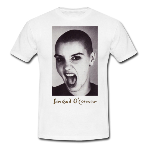 SINÉAD O´CONNOR - Scream Poster - biele pánske tričko