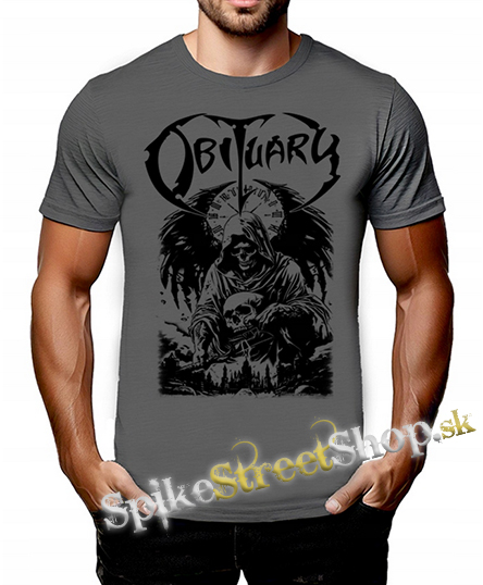 OBITUARY - It´s Time To Die - šedé detské tričko