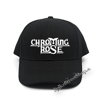 CHROMING ROSE - Logo - čierna šiltovka (-30%=AKCIA)