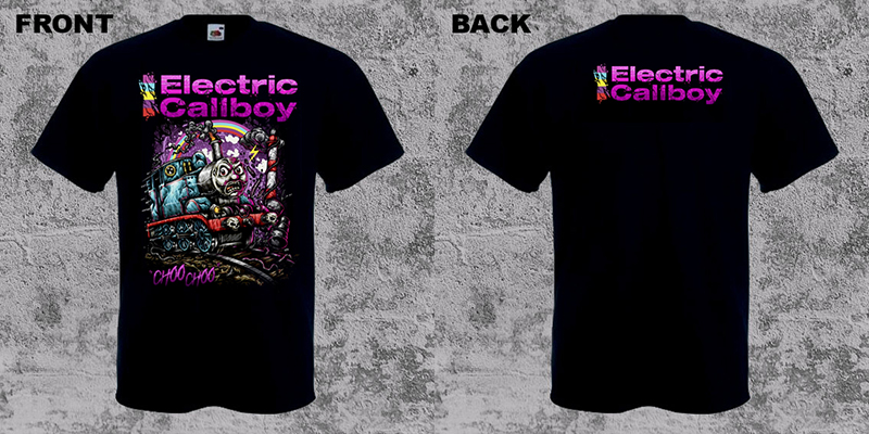 ELECTRIC CALLBOY - Choo Choo - čierne detské tričko