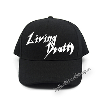 LIVING DEATH - Logo - čierna šiltovka (-30%=AKCIA)