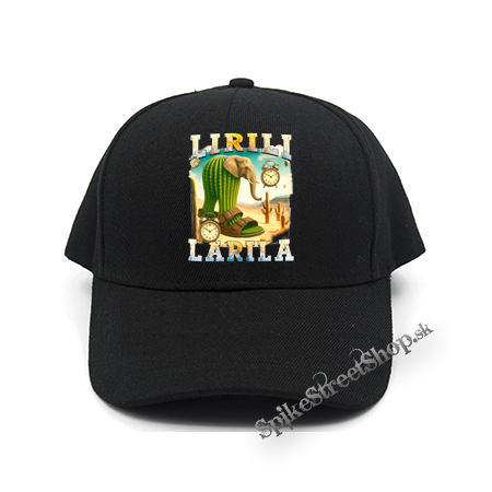 LIRILI LARILA - Italian Brainrot Meme - čierna šiltovka