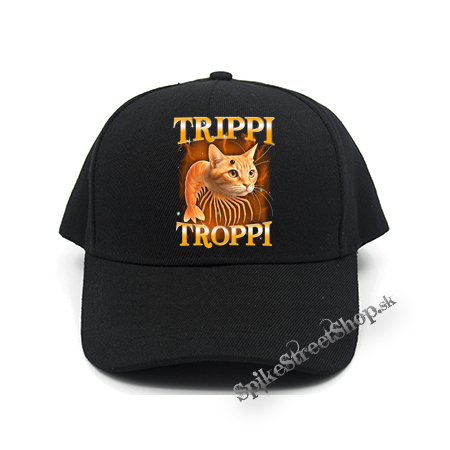 TRIPPI TROPPI - Italian Brainrot Meme - čierna šiltovka