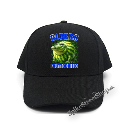 GLORBO FRUTTODRILLO - Italian Brainrot Meme - čierna šiltovka