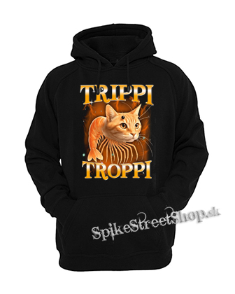 Detská mikina TRIPPI TROPPI - Italian Brainrot Meme - čierna