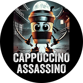 CAPPUCCINO ASSASSINO - Poster Motive 2 - okrúhla podložka pod pohár