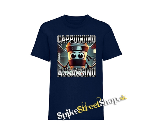 CAPPUCCINO ASSASSINO - ACAPPUCCINO ASSASSINO - tmavomodré pánske tričko