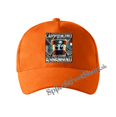 CAPPUCCINO ASSASSINO - oranžová šiltovka (-30%=AKCIA)