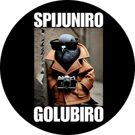 Podložka pod myš SPIJUNIRO GOLUBIRO - okrúhla