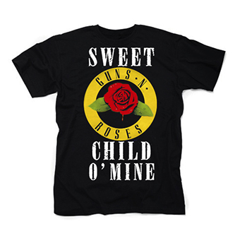 GUNS N ROSES - Sweet Child O´Mine - čierne pánske tričko