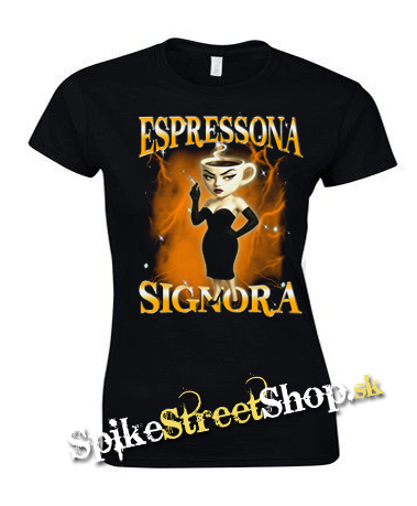 ESPRESSONA SIGNORA - Italian Brainrot Meme - dámske tričko